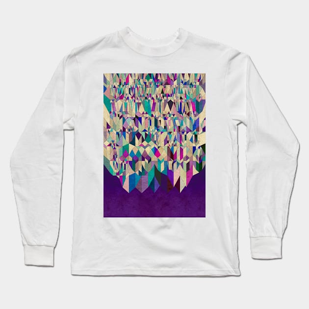 Purple Town Long Sleeve T-Shirt by angelocerantola